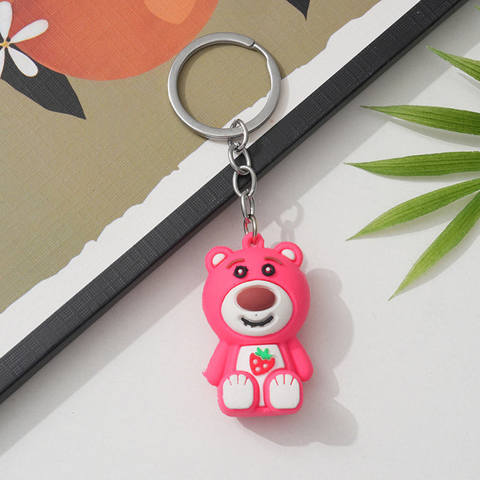 Wholesale Creative keychain pendant, cute animal figurine, car keychain