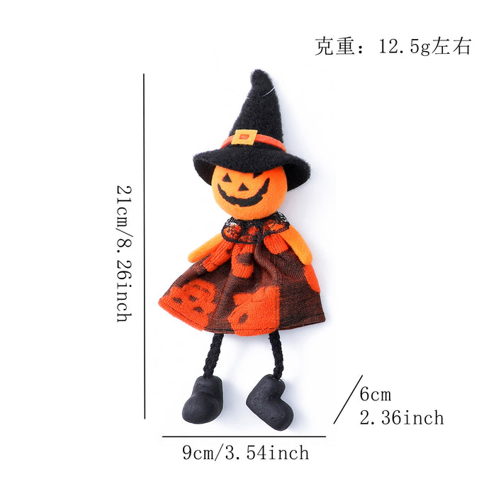 Wholesale  Decorations Ghost Festival Pumpkin Ghost Witch Doll Party Doll Pendant Pendant