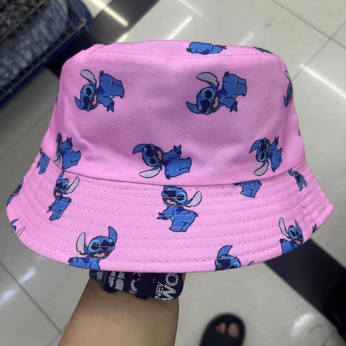 Wholesale Printed fisherman hat anime peripheral cartoon sunshade and sun protection reversible basin hat