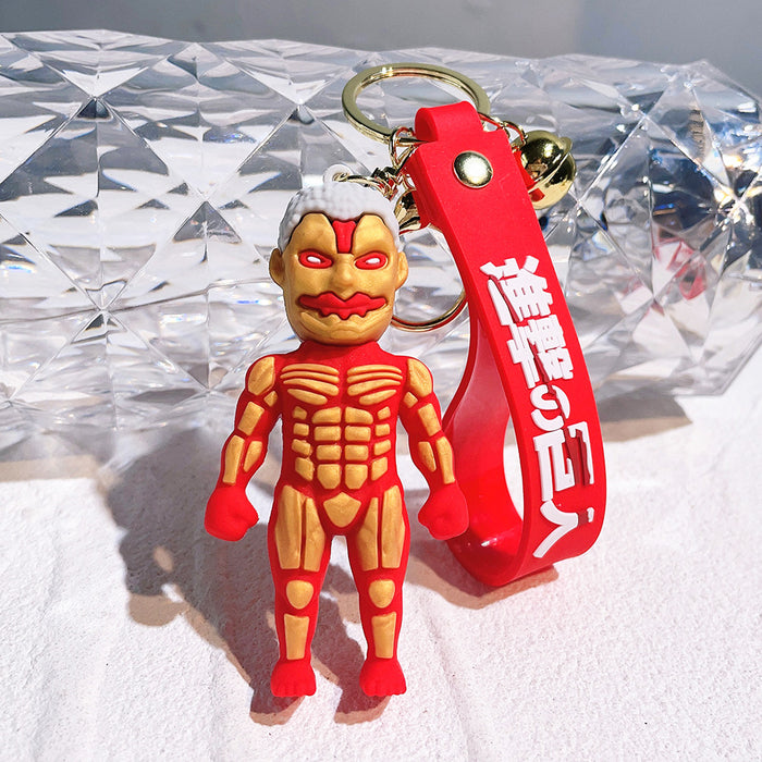 Wholesale Silicone Cartoon Doll Keychain JDC-KC-QiChao063