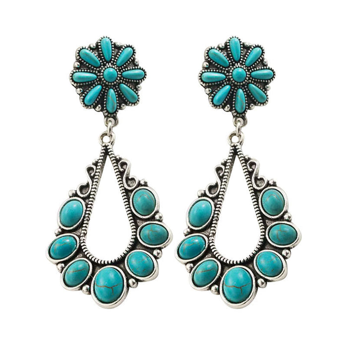 Wholesale Retro Water Drop Earrings