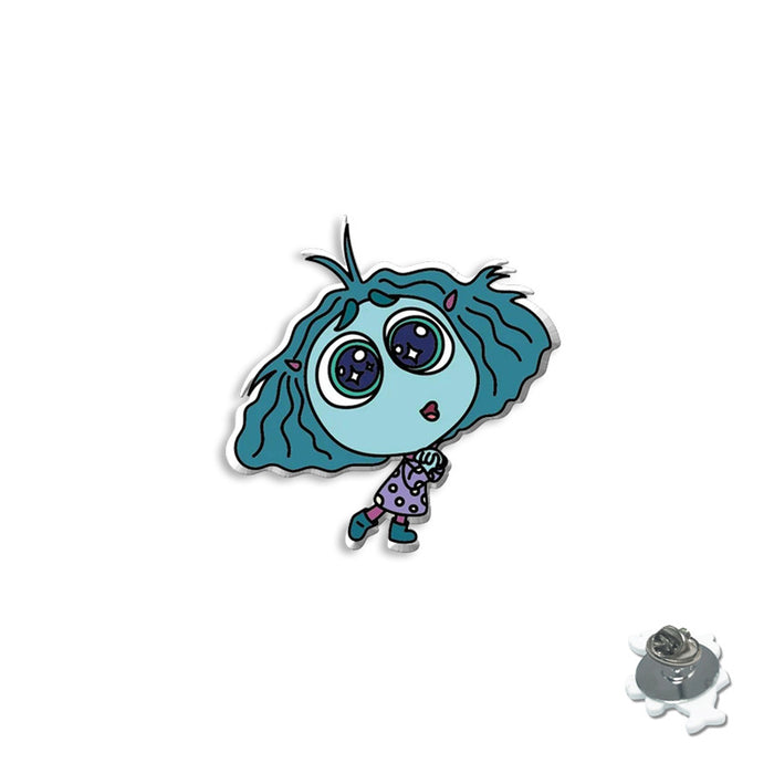 Wholesale brooch acrylic animation cute resin collar pin