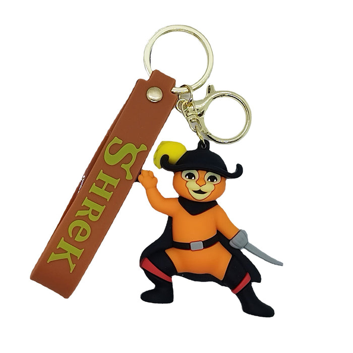 Wholesale Creative cartoon monster doll keychain pendant bag car keychain accessories