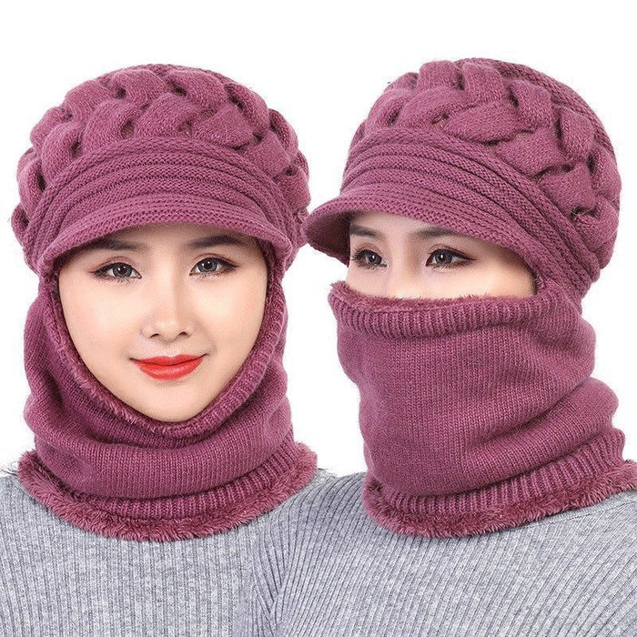 Wholesale Hats for Women Middle-aged and Elderly Winter Wool Hats JDC-FH-JW009