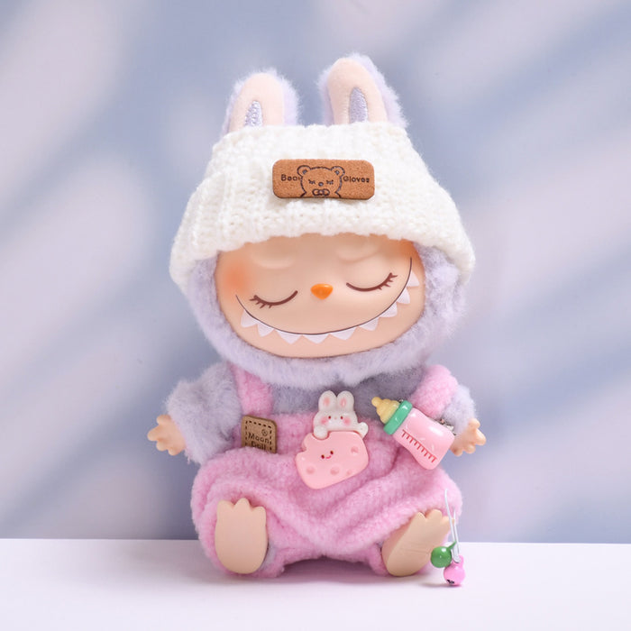 Wholesale Sittings Party Baby Clothes Bottle Overalls Set Baby Doll Clothes Dress Up