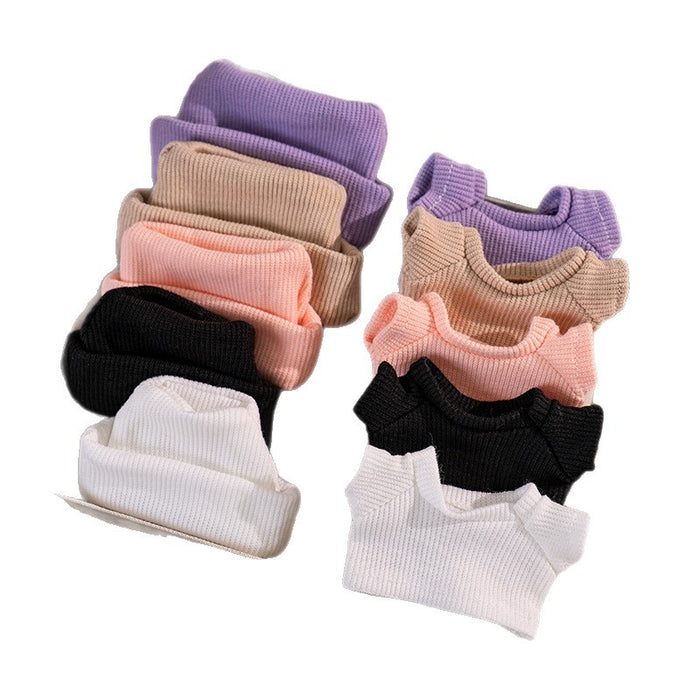 Wholesale 15cm Clothes Sitting Party Printed Clothes