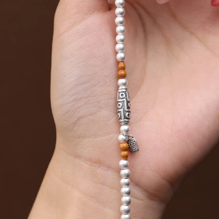 Wholesale Vintage vintage Tianzhu bracelet with round beads, light luxury, niche and versatile