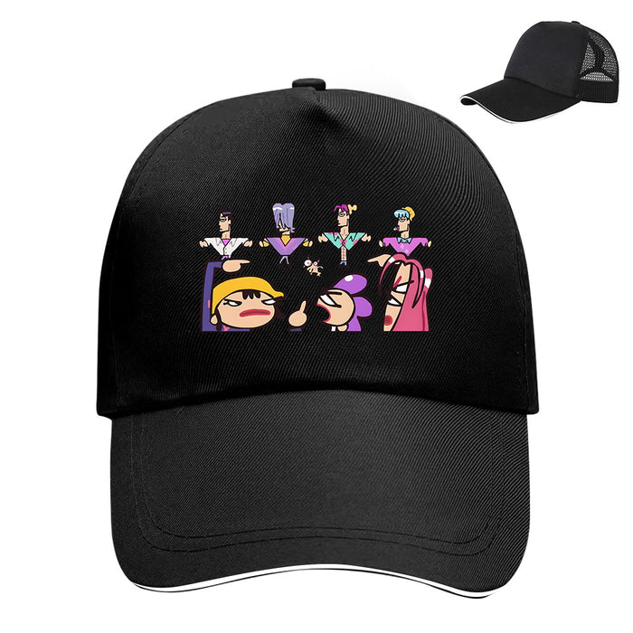 Wholesale KPOP Cute and Fun Velcro Adjustable Baseball Hat Breathable Mesh Duck Tongue Hat