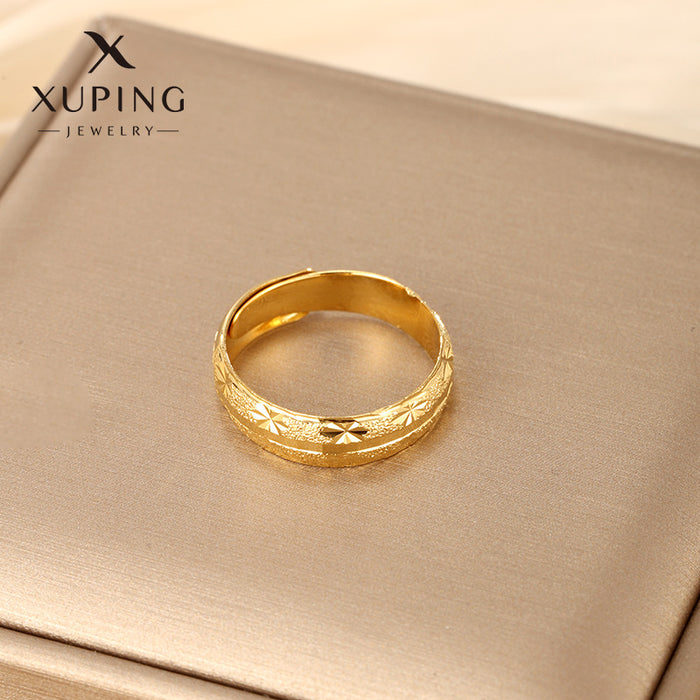 Wholesale Real Gold Plated Open Ring for Men JDC-RS-XP002