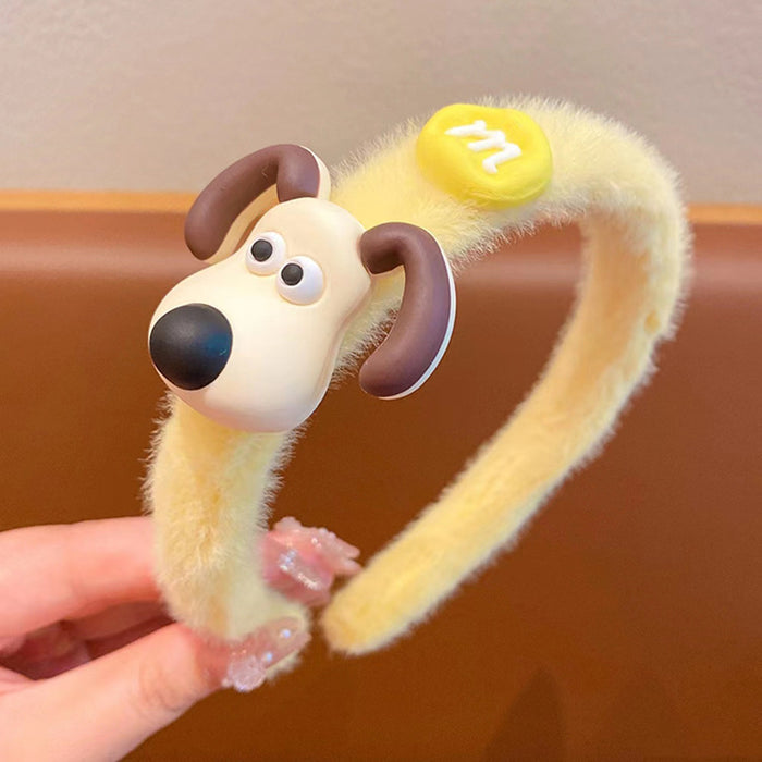 Wholesale Plush cartoon children' s hairband