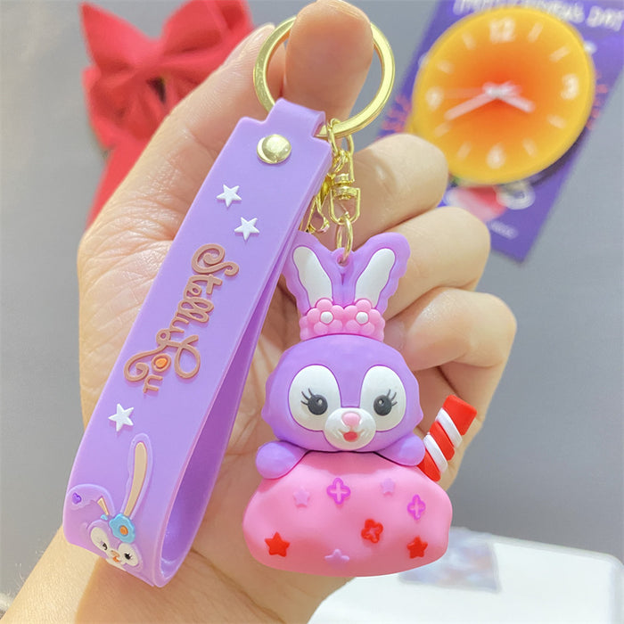 Wholesale PVC cartoon doll keychain JDC-KC-WuYi283