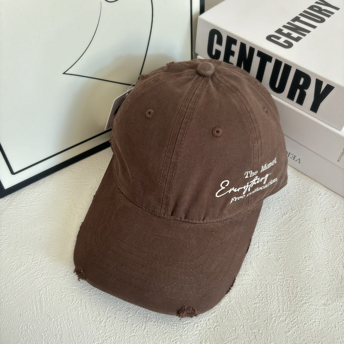 Wholesale New side letter quick drying baseball cap, sun shading and breathable outdoor hiking duckbill cap, casual cap