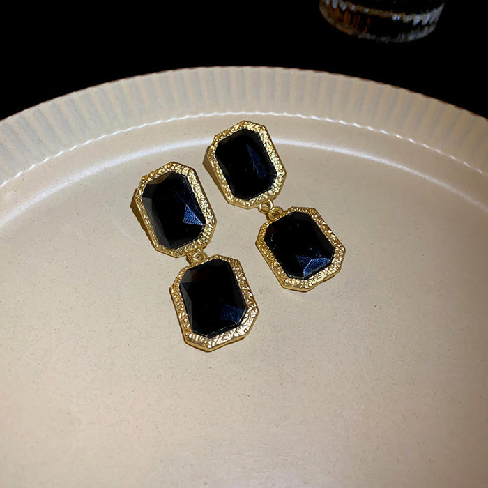 Wholesale Middle Ancient Oval Fashion Geometric Necklace Retro Court Style Clavicle Chain Niche