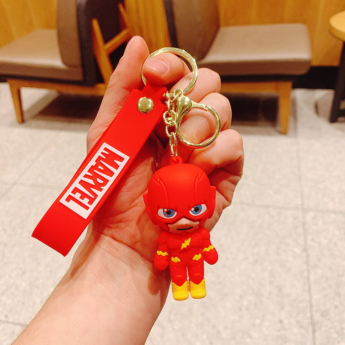 Wholesale Cartoon Silicone Doll Keychain JDC-KC-KuangK039