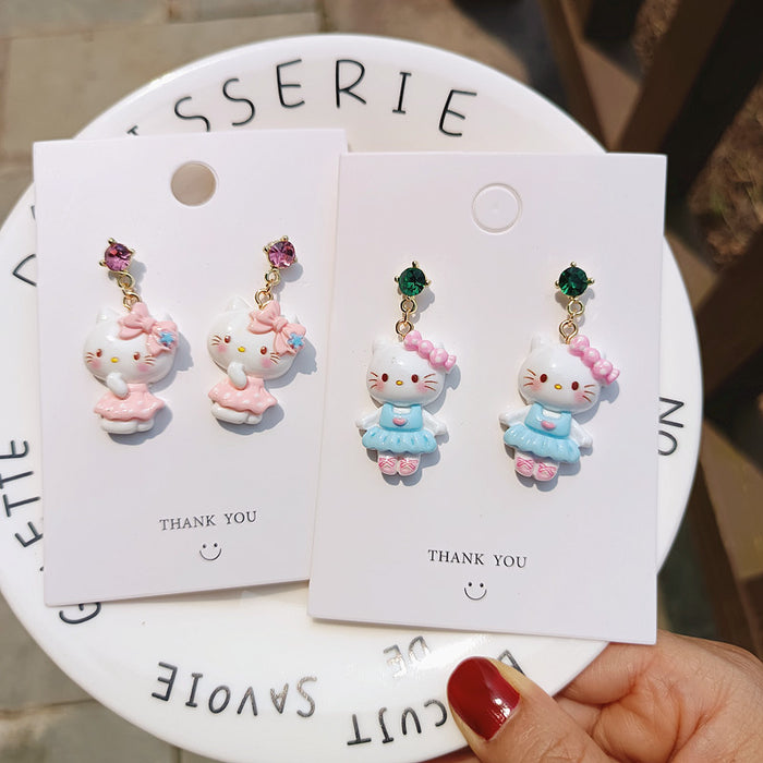 Wholesale Cute Cartoon Resin Earrings JDC-ES-Xiaox003