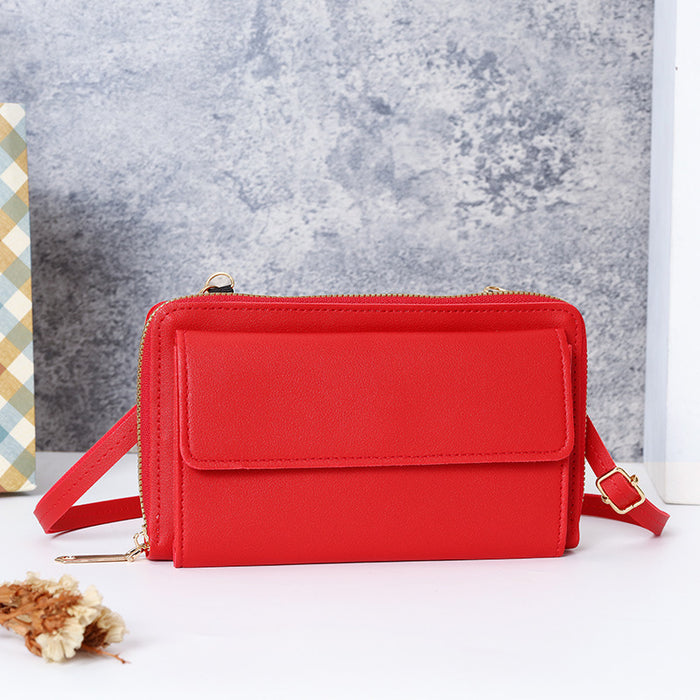 Wholesale PU Leather Horizontal Square Phone Bag for Women - Trendy Cute Daily MOQ≥3