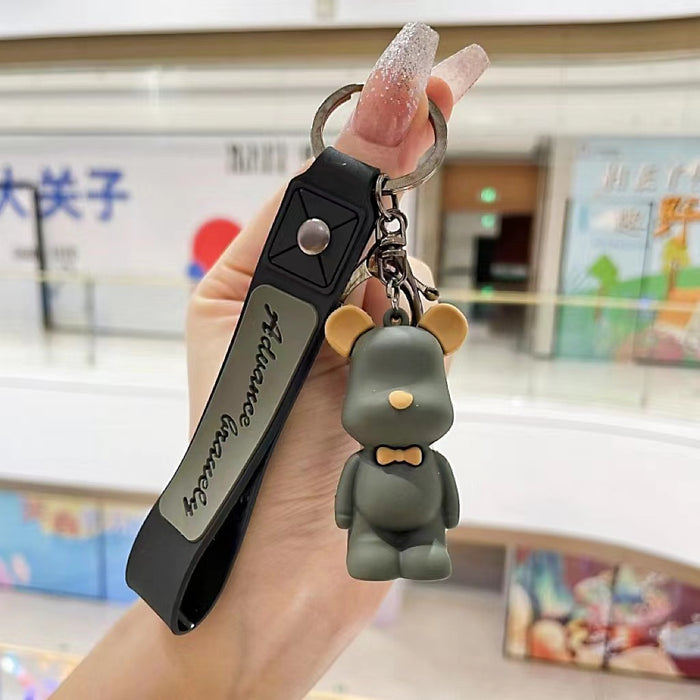 Wholesale bear key chain pendant cute bear doll exquisite bag hanging accessories gift