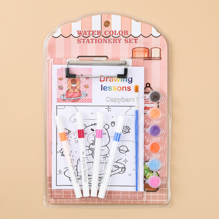 Wholesale DIY Plywood Watercolor pen Set