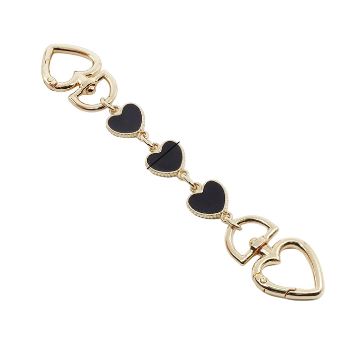 Wholesale Heart-shaped chain accessory bag strap Keychains