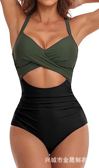 Wholesale Jumpsuit sexy women's swimsuit backless tight cross tie bikini