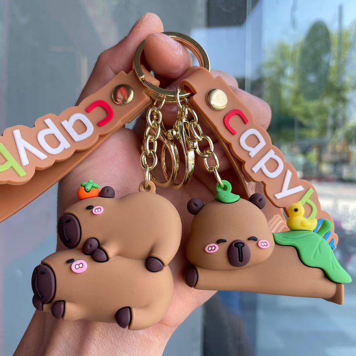 Wholesale Cute keychain, 3D doll, bag, pendant, couple's small gift, claw machine, small gift