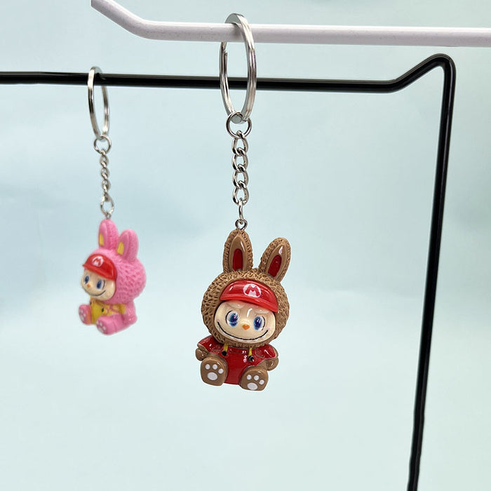Wholesale Cute cartoon pendant doll small accessory keychain