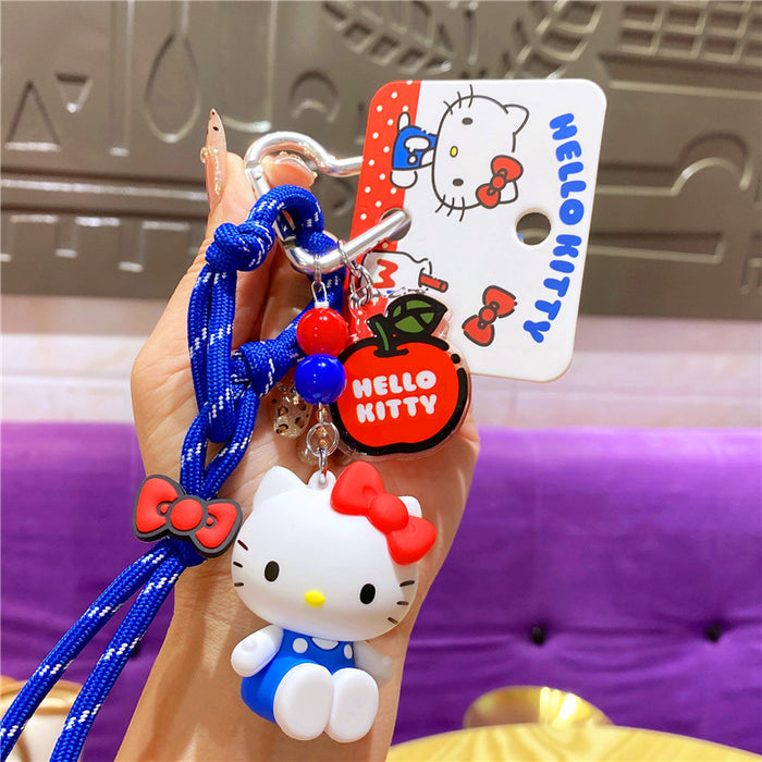 Wholesale Classic doll bracelet keychain cat car keychain pendant bag charm