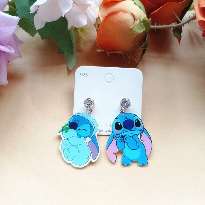 Wholesale Cute Acrylic Cartoon Earrings JDC-ES-Xiaox017