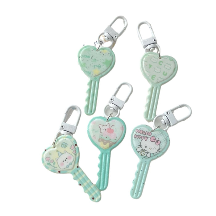 Wholesale Mint Green Cartoon Keychain