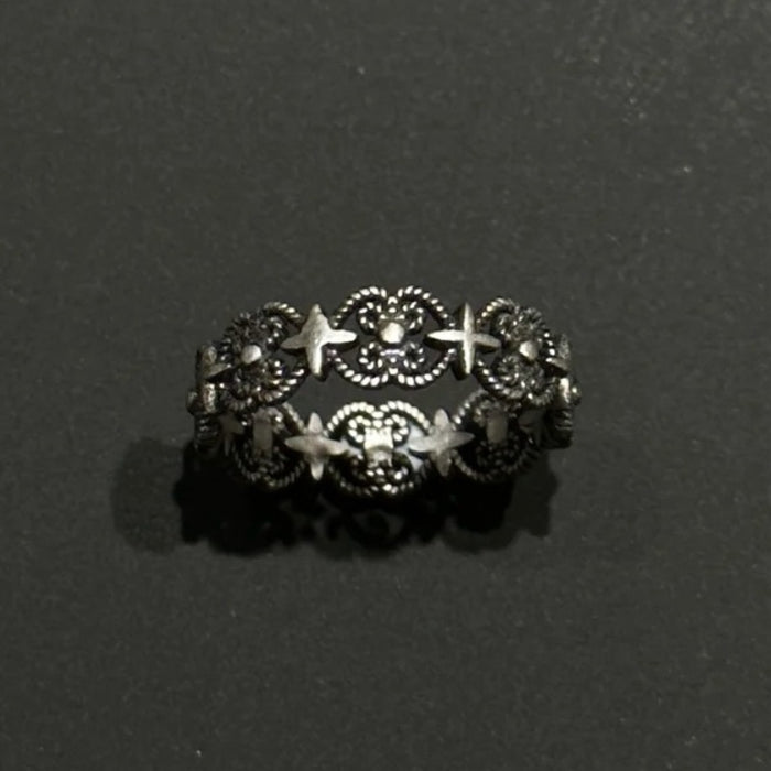 Wholesale Vintage, Personalized, Versatile Punk Starry Open Ring