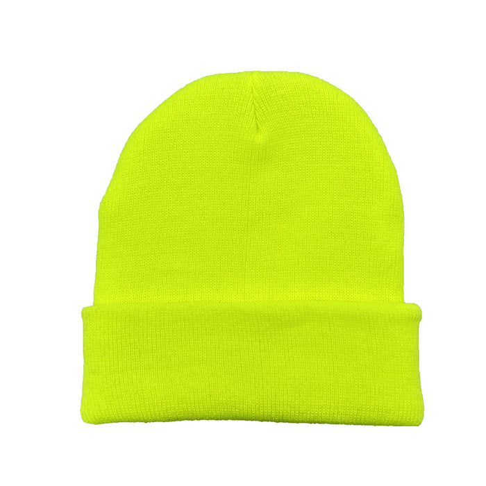 Wholesale Autumn and Winter Plain Solid Color Knitted Pullover Hat JDC-FH-AXing027