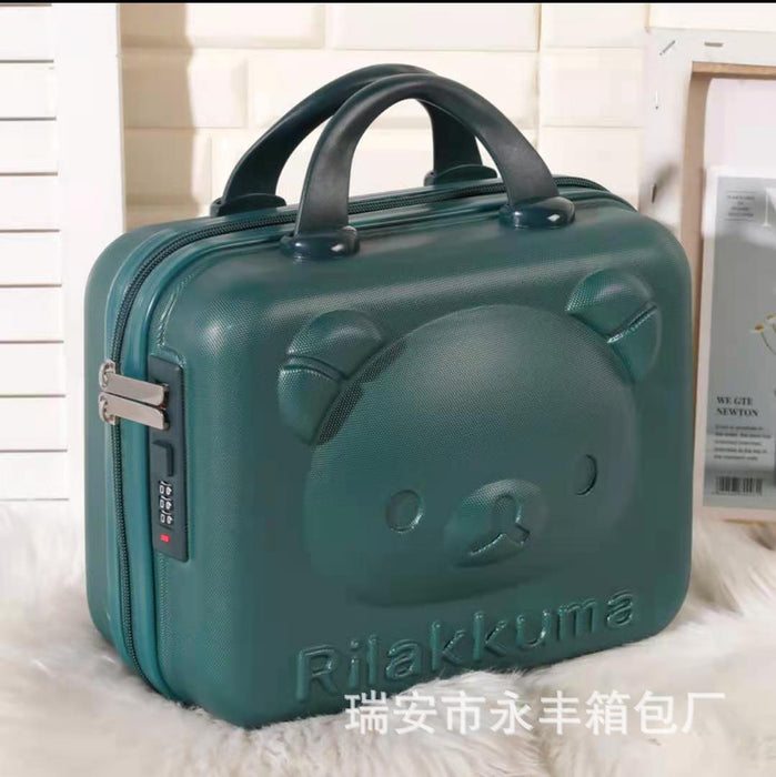 Wholesale Bear and Cat Cosmetic 14 Inch Suitcase