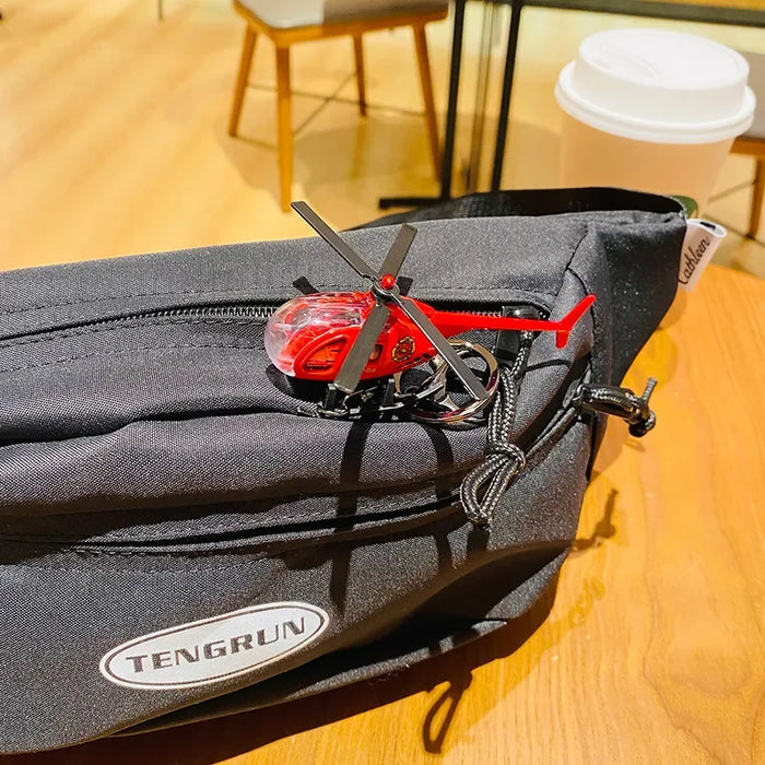 Wholesale Creative personality alloy cartoon car keychain backpack pendant