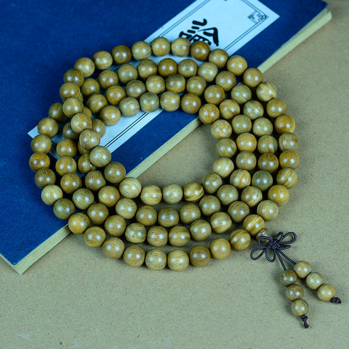 Wholesale Green sandalwood rosary beads sandalwood multi-circle bracelet for men and women