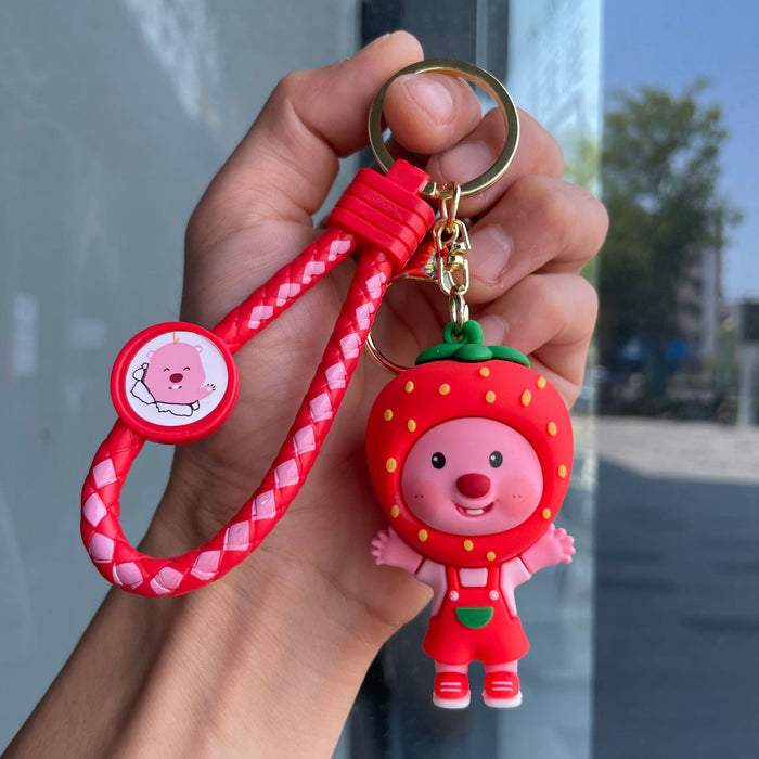 Wholesale Keychain Exquisite Doll Car Keychain Couple Backpack Pendant Small Gift