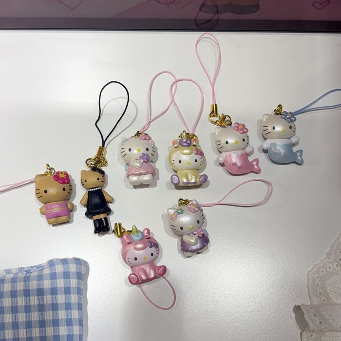 Wholesale Mermaid Black Cat Keychain