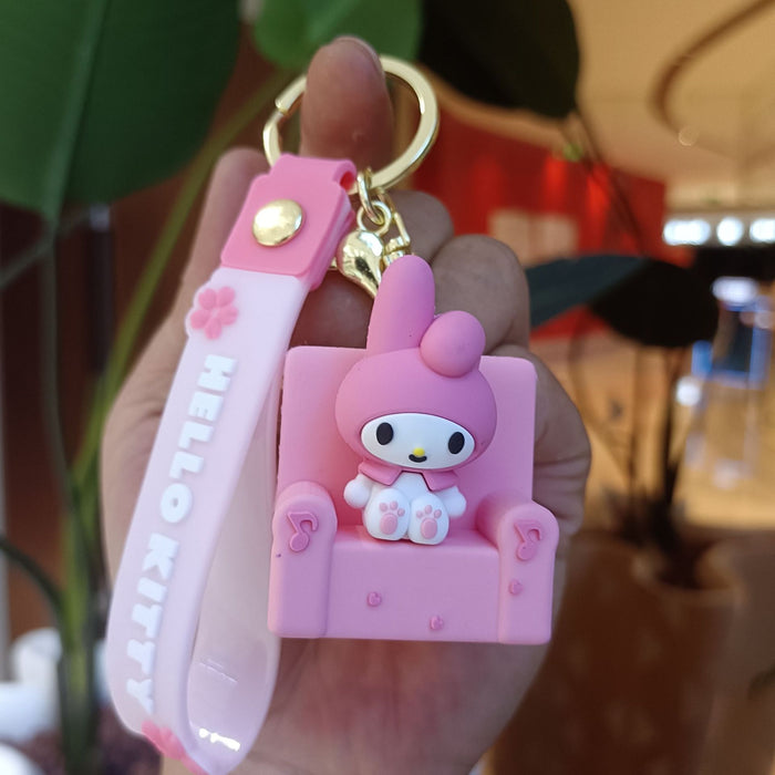 Wholesale PVC Cartoon Doll Keychain JDC-KC-KuangK006