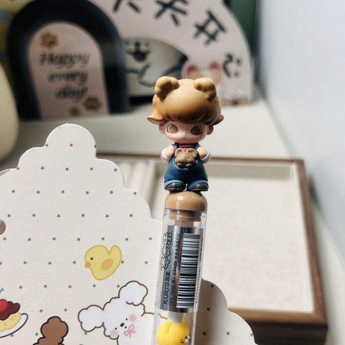 Wholesale Flocking Cute Grain String Music Gel Pen