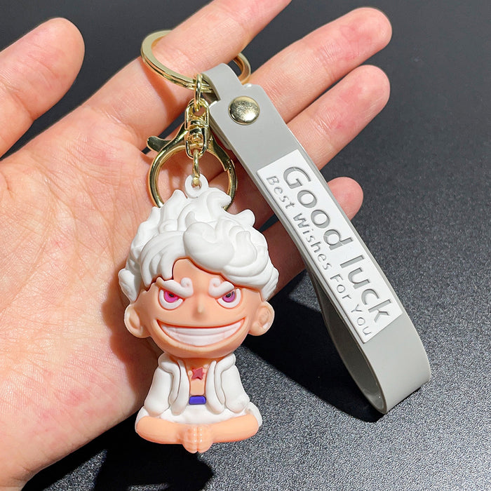 Wholesale Cartoon Silicone Doll Keychain JDC-KC-QiChao047