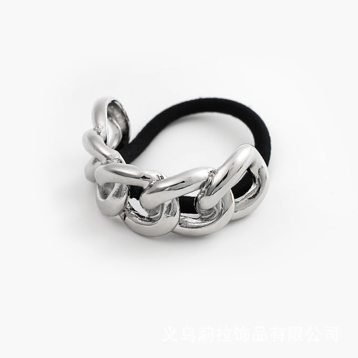 Wholesale Alloy headdress chain-shaped ponytail hair ring hair rope