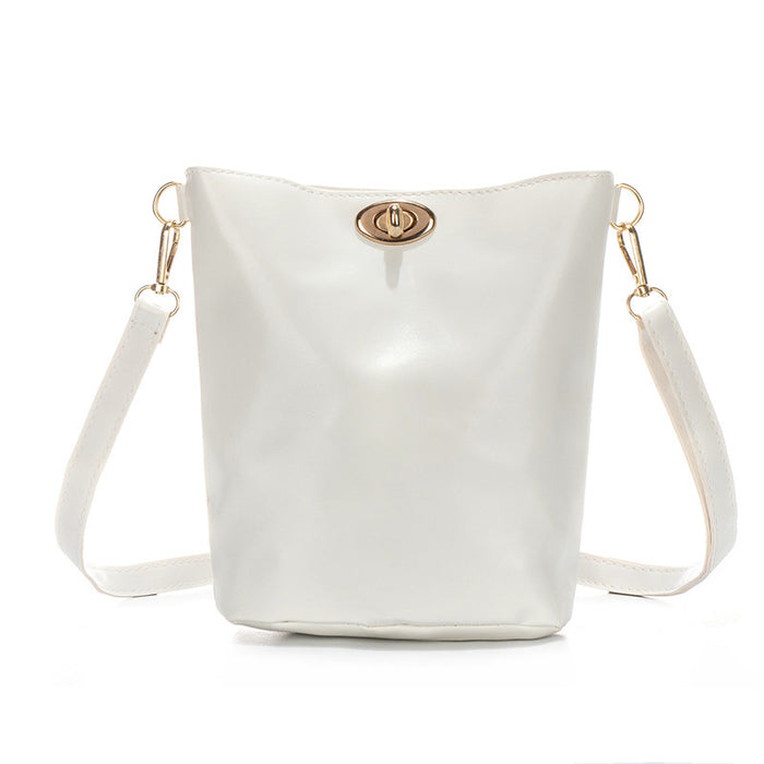 Wholesale Girls' mobile phone bag, women's bag, fashionable buckle, crossbody shoulder bag