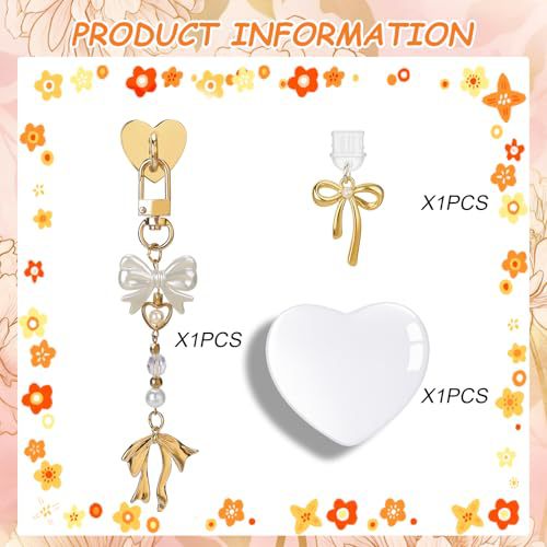 Wholesale Valentine' s Day pendant,  bow,  phone dust plug,  heart-shaped stand