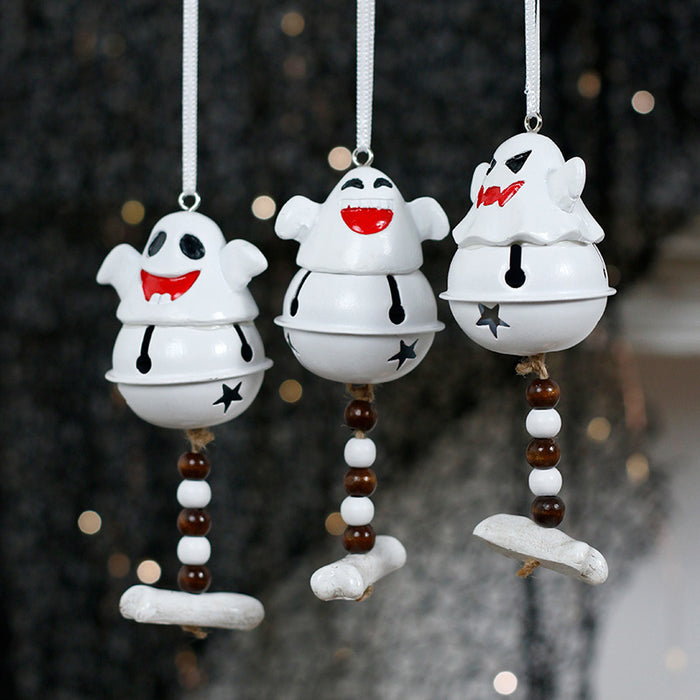 Wholesale Decorations, Creative and Interesting Resin Ghost Bells, Wind Chime Pendants, Door Hangings