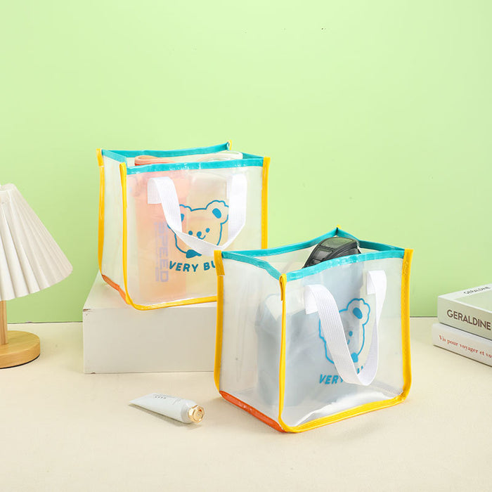 Wholesale Children's outdoor portable cute cartoon waterproof tote bag