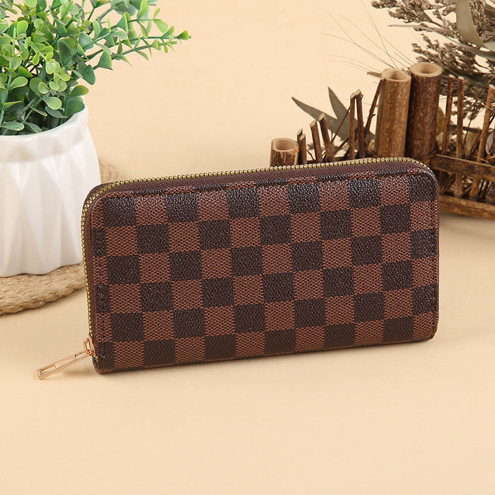 Wholesale Stylish PU Leather Multi-function Long Wallet with Card Slots MOQ≥3