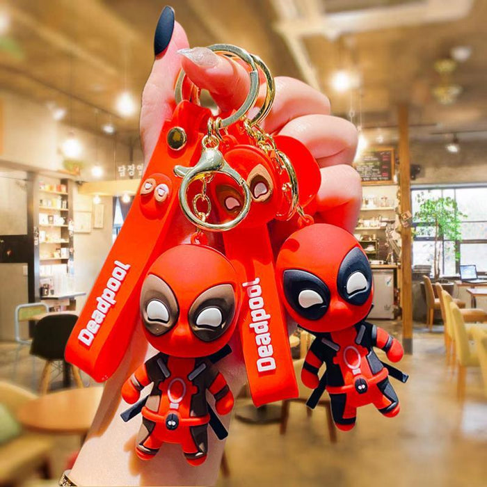 Wholesale Cartoon Silicone Doll Keychain JDC-KC-MingT183