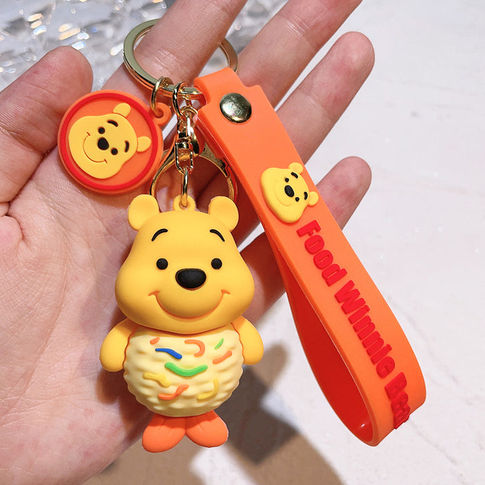 Wholesale Cartoon doll keychain,  cute bag charm,  silicone