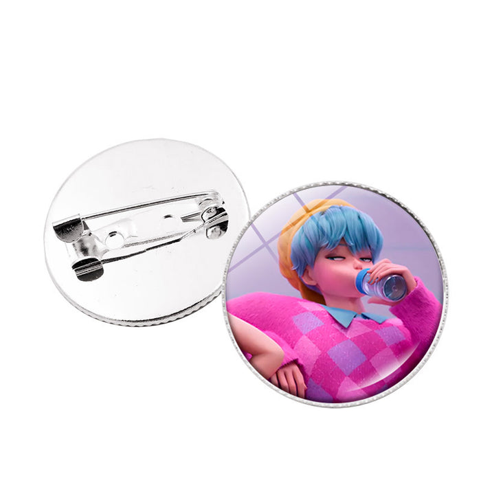 Wholesale Versatile safety pin brooch for bags and clothing accessories