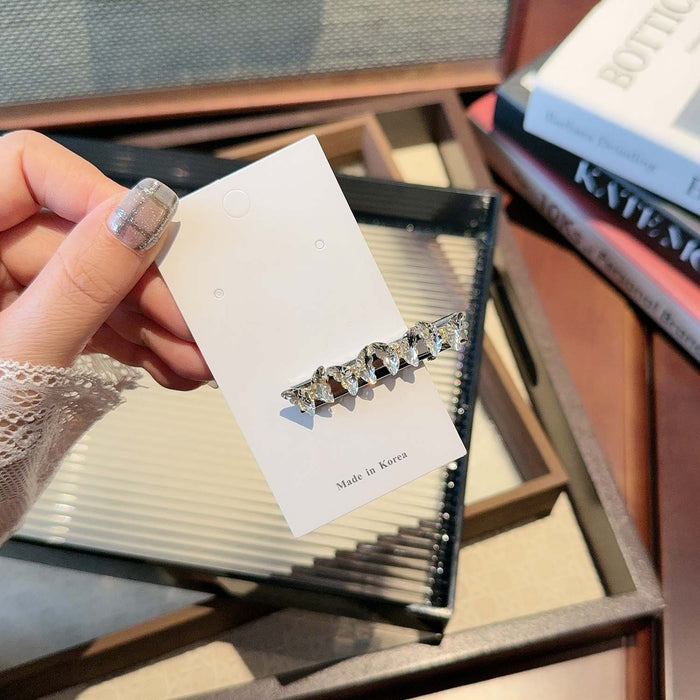 Wholesale Flash Diamond Pearl Butterfly Duckbill Clip