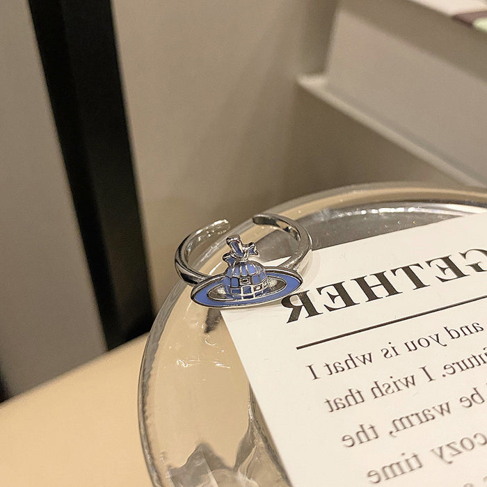 Wholesale European and American fashionable open mouth ring versatile, niche design, high-end and personalized temperament ring